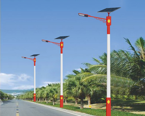 当雄民族特色路灯