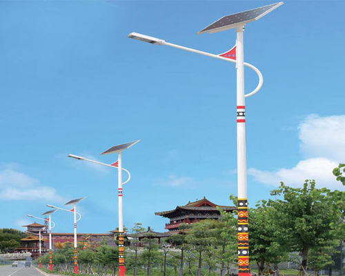 当雄民族特色路灯